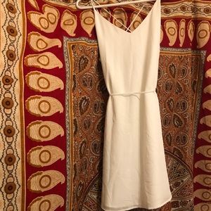 Strappy white dress